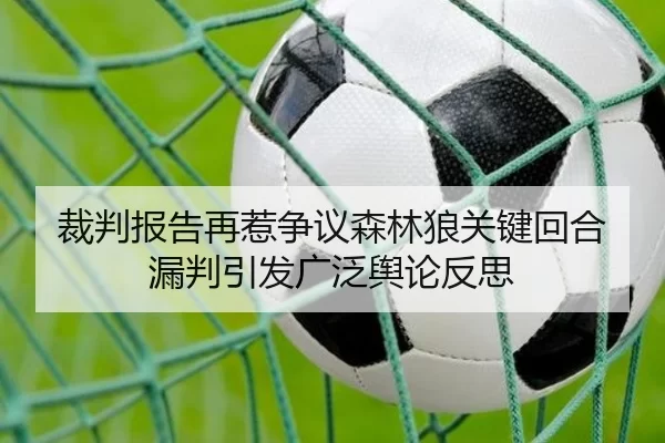 裁判报告再惹争议森林狼关键回合漏判引发广泛舆论反思